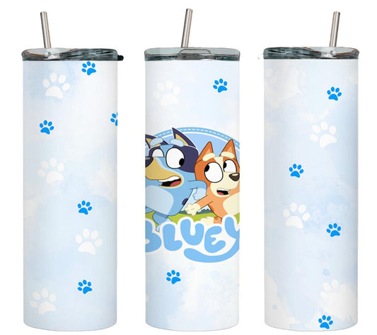 Blue Dog - tumbler