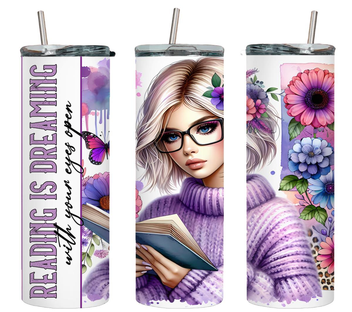 Book Lover-8148 - tumbler