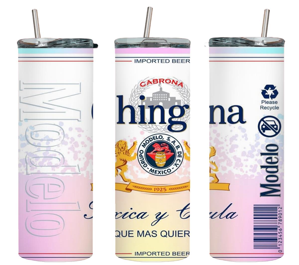 Chingona Toxica y Chula-8487 - tumbler