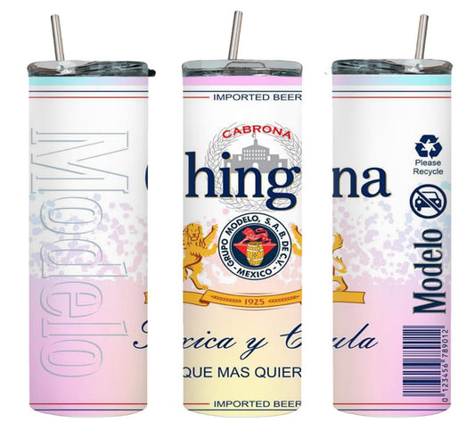 Chingona Toxica y Chula-8487 - tumbler