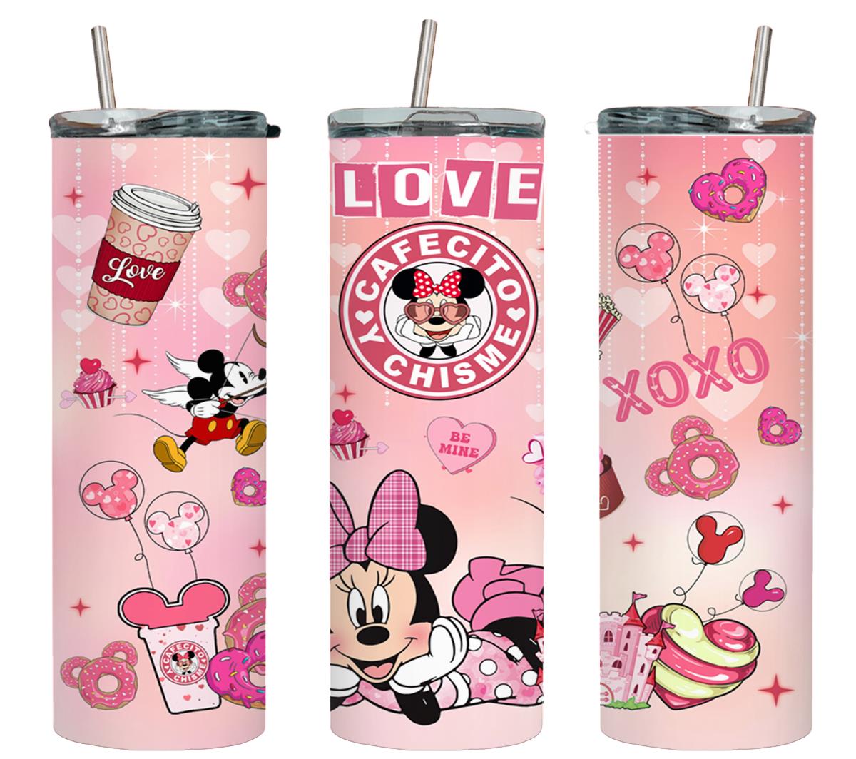 Love Cafecito y Chisme Mousy Girl-8806 - tumbler
