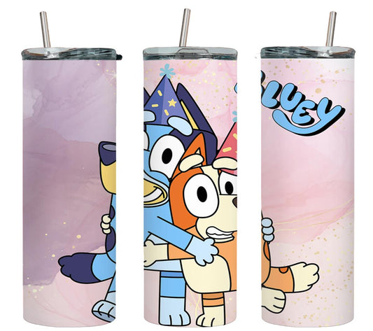 Blue Dog - tumbler