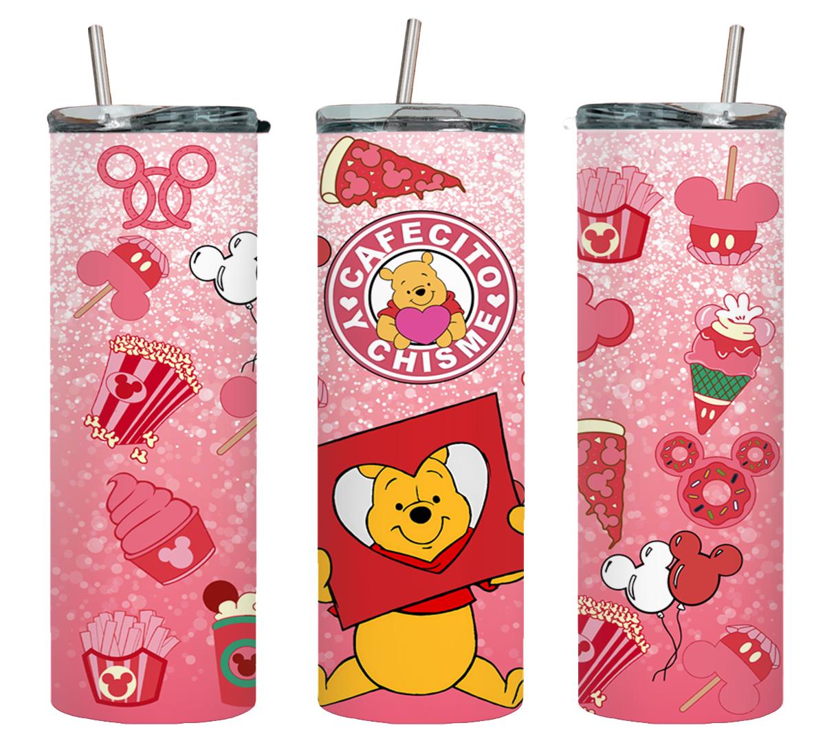Cafecito y Chisme Bear Valentine-8802 - tumbler