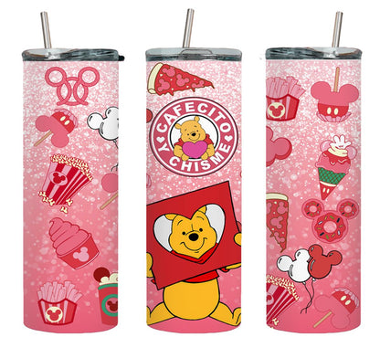 Cafecito y Chisme Bear Valentine-8802 - tumbler