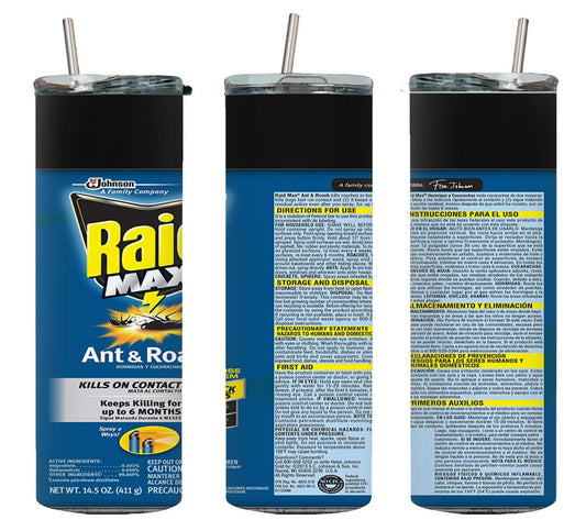 Raid Max Ants and Roach - tumbler