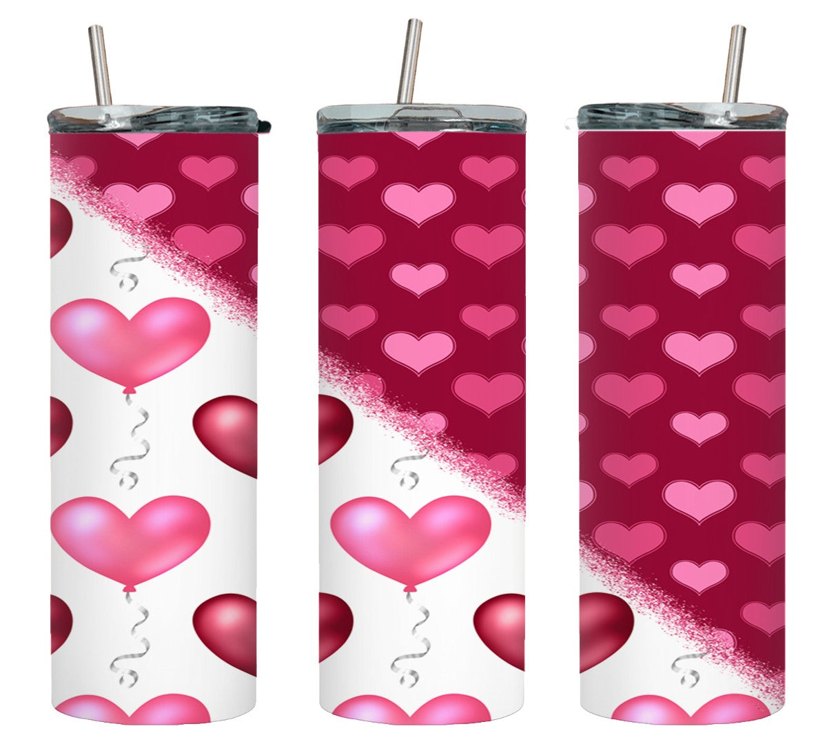 Hearts Split-10587 - tumbler