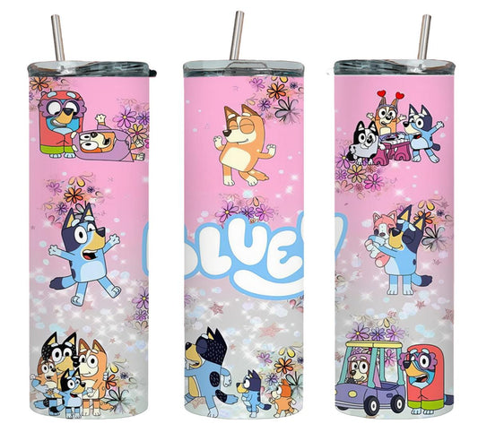 Blue Dog - tumbler