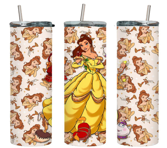 Princess Belle-9311 - tumbler