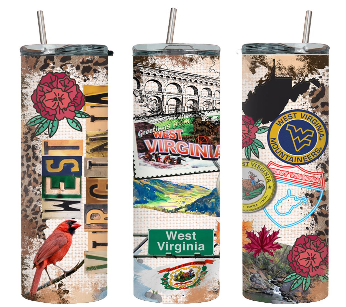 West Virginia-8418 - tumbler