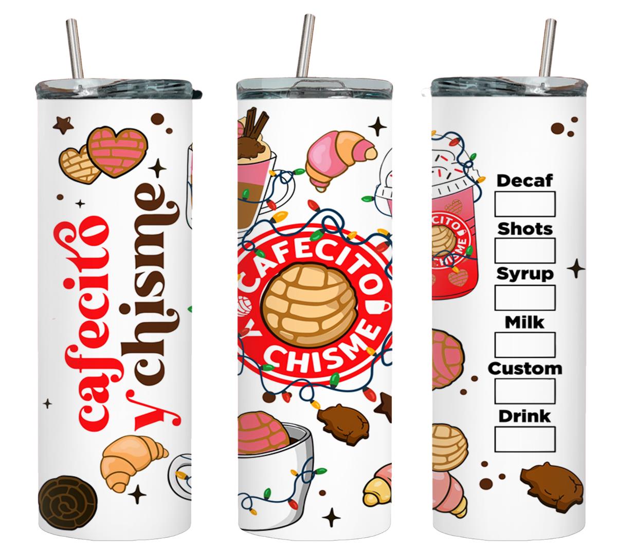 Cafecito y Chisme Christmas-8480 - tumbler
