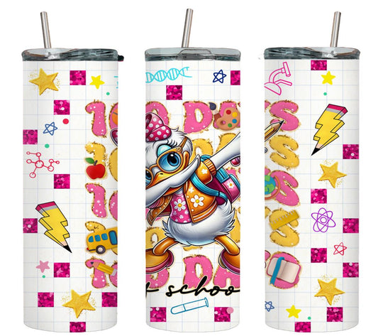 100 Days of School - tumbler