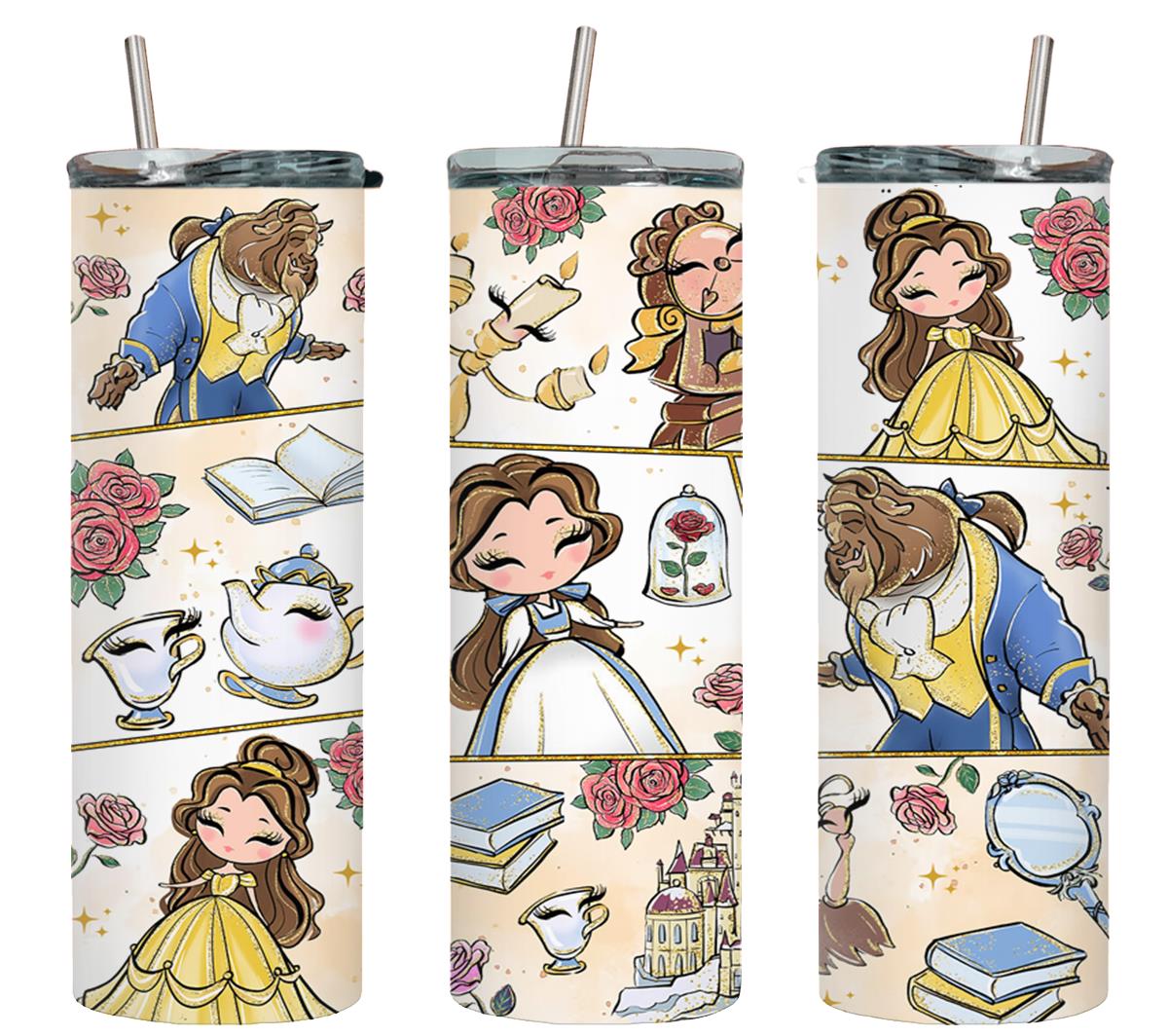Princess Belle-9305 - tumbler