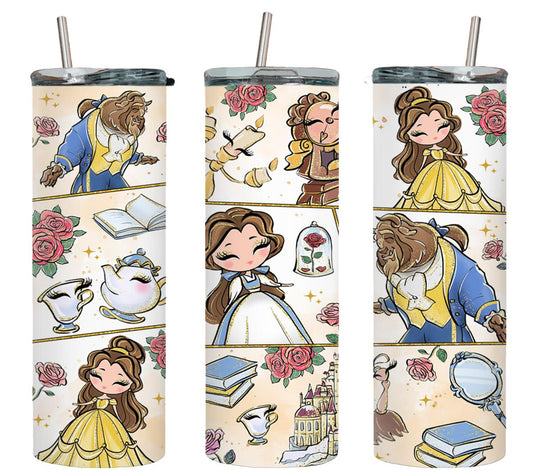 Princess Belle-9305 - tumbler