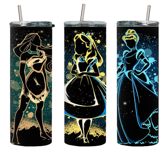 Neon Princess-9414 - tumbler