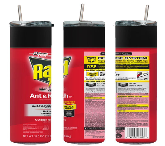 Raid Ants and Roach - tumbler