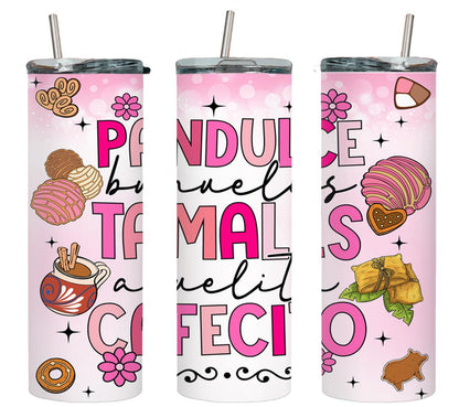 Pan Dulce Bunuelos Tamales Abuelita Cafecito-8430 - tumbler