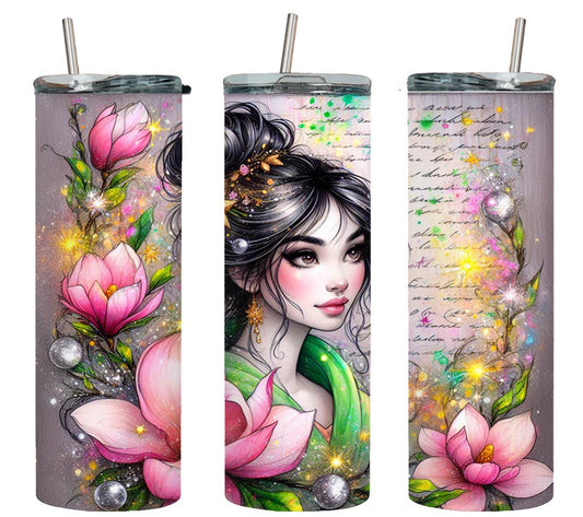 Princess Mulan-9395 - tumbler