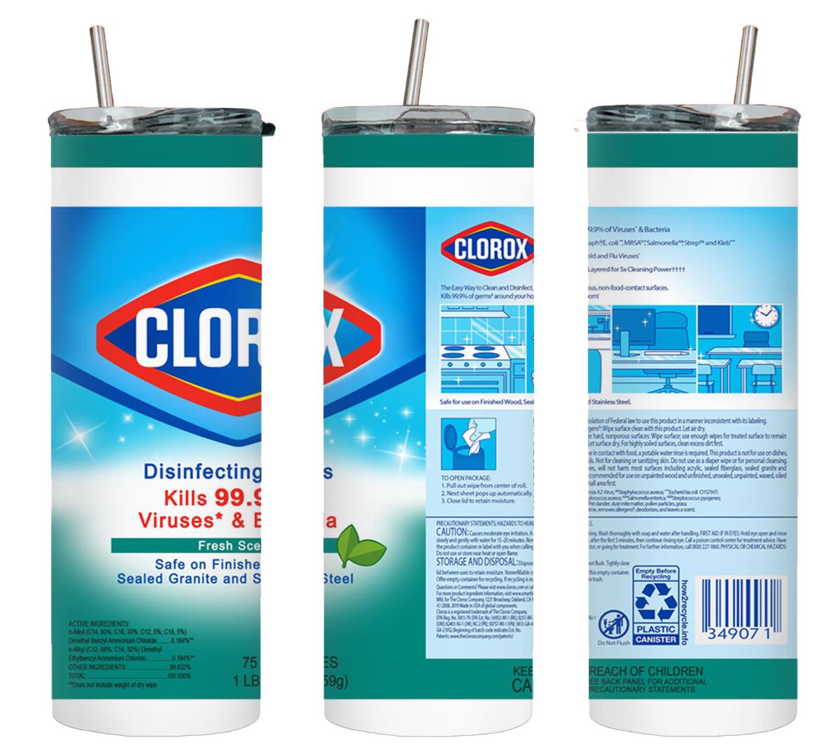 Clorox - tumbler