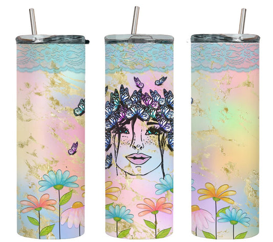 Butterflies - tumbler