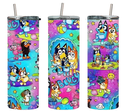 Blue Dog - tumbler