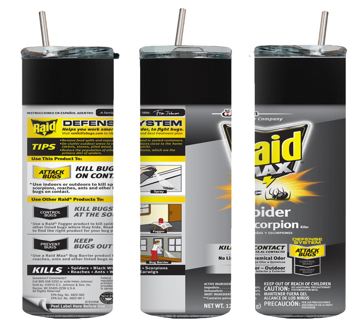 Raid Max Spider and Scorpion-8195 - tumbler