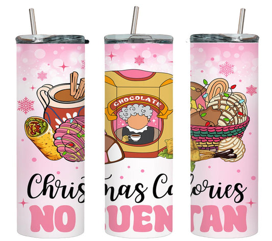 Christmas Calories No Cuentan-8427 - tumbler