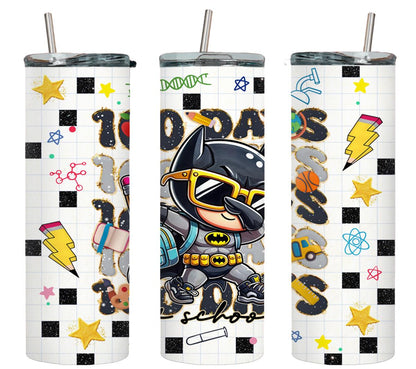100 Days of School - tumbler