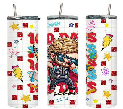 100 Days of School - tumbler