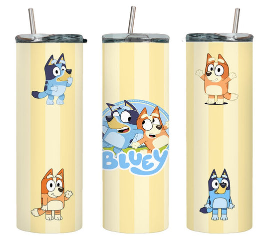 Blue Dog - tumbler