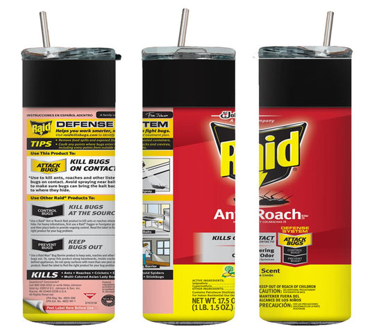 Raid Lemon Ants and Roach - tumbler
