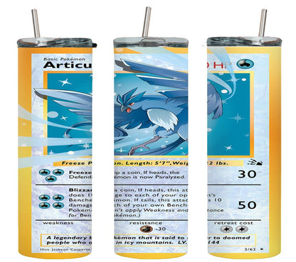 Pokemon Articuno Card-8036 - tumbler
