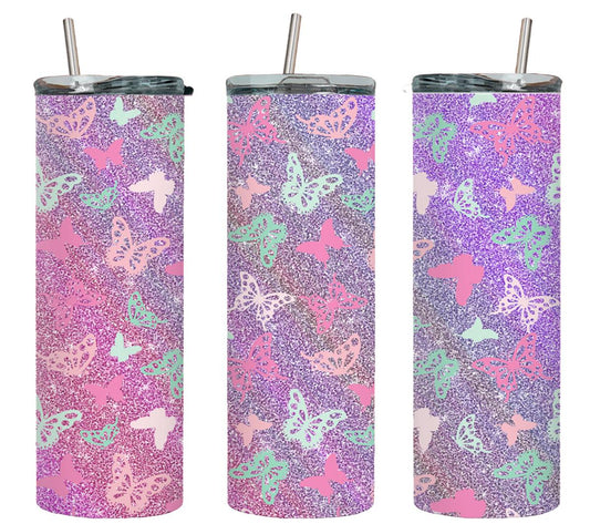 Butterflies - tumbler