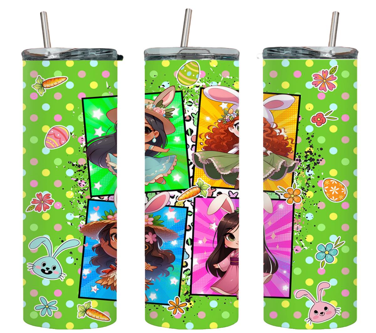 Pocahontas, Merida, Moana, Mulan-8922 - tumbler