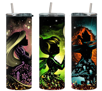 Neon Princess-9423 - tumbler