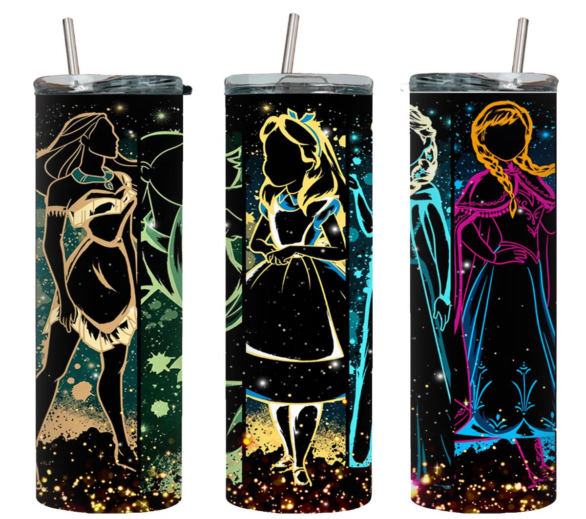 Neon Princess-9416 - tumbler