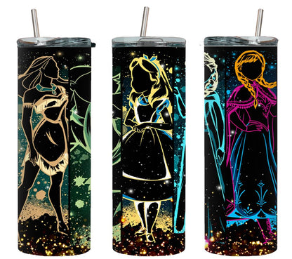 Neon Princess-9416 - tumbler