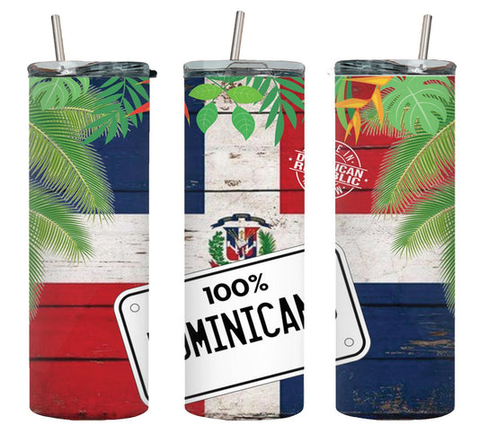 100% Dominicano - tumbler