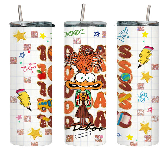 100 Days of School - tumbler
