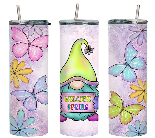 Welcome Spring - tumbler