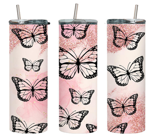 Butterflies - tumbler