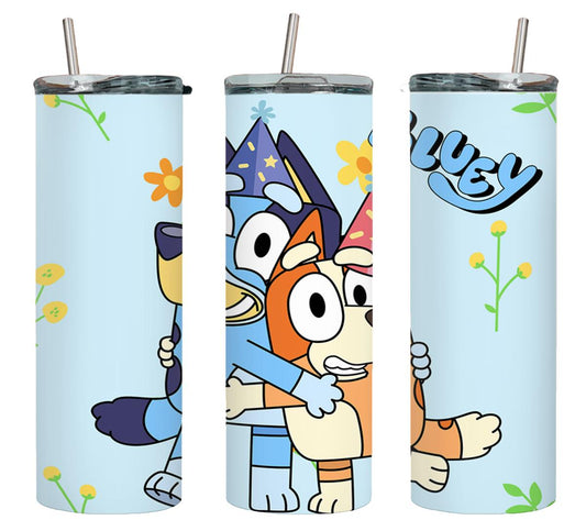 Blue Dog - tumbler
