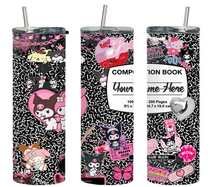 Personalized Kuromi Back to School-8100 - tumbler