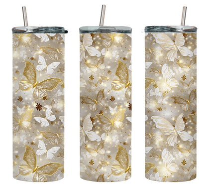Gold Butterflies-8339 - tumbler
