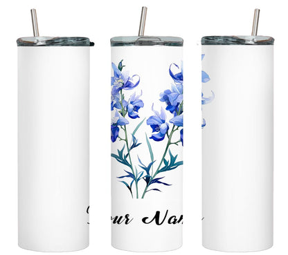 Personalized Birthday July Larkspur-8248 - tumbler
