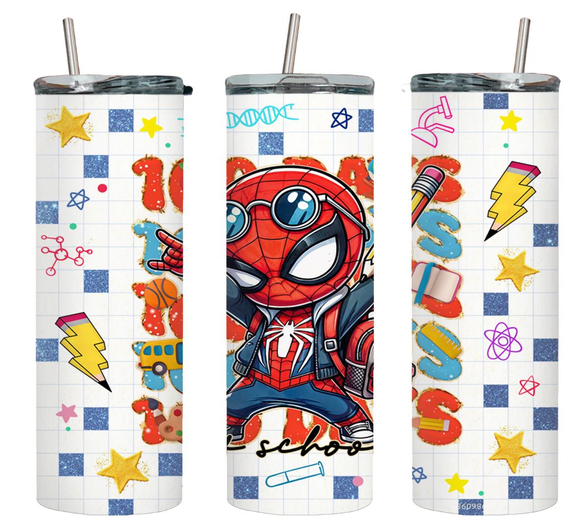 100 Days of School - tumbler