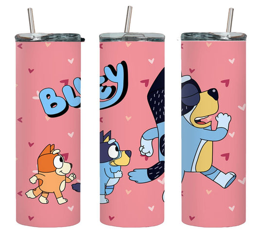 Blue Dog - tumbler