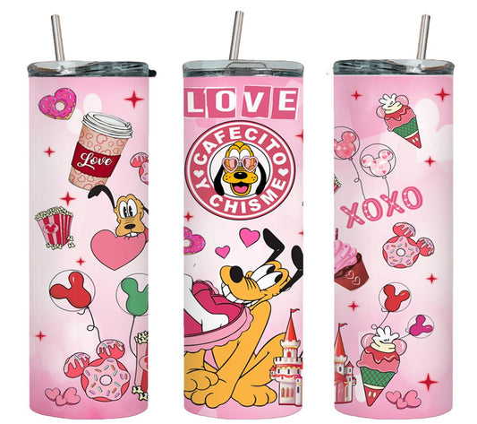 Cafcito y Chisme Love Little Dog-8794 - tumbler