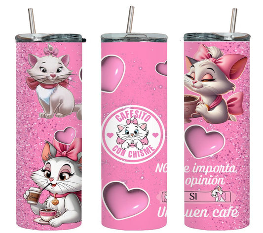 Cafecito con Chisme Sweet Cat-8440 - tumbler
