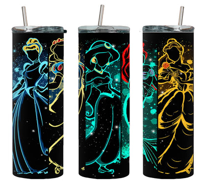 Neon Princess-9415 - tumbler