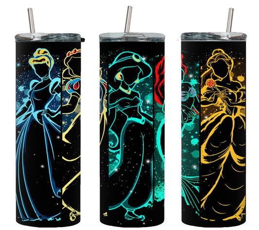 Neon Princess-9415 - tumbler